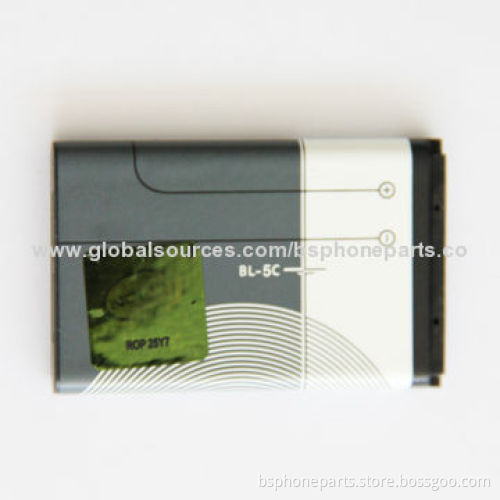 Well Tested Li-ion Battery BL-5C for Nokia, Good Quality with Good Warranty